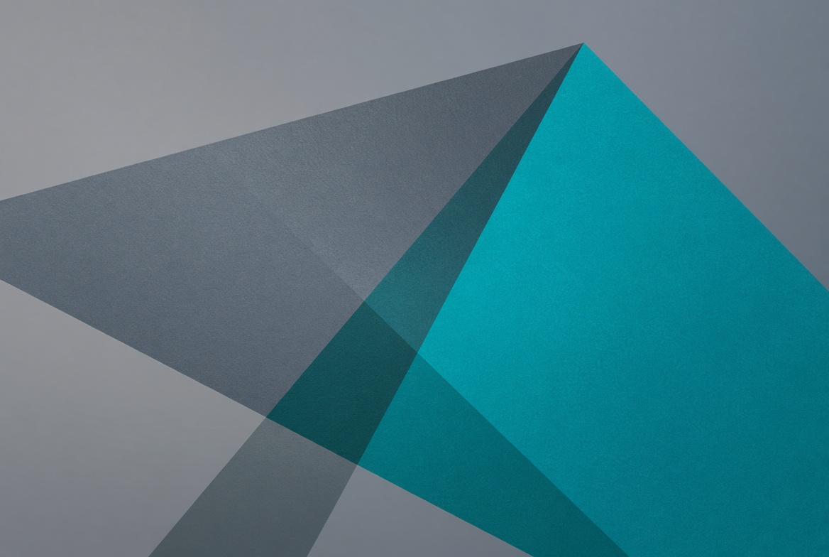 Abstract representation of shifting perspective