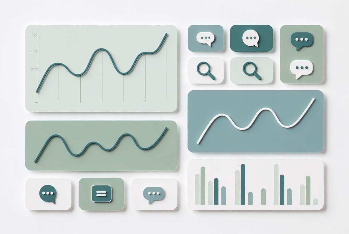 Dashboard showing brand citation tracking across AI search platforms