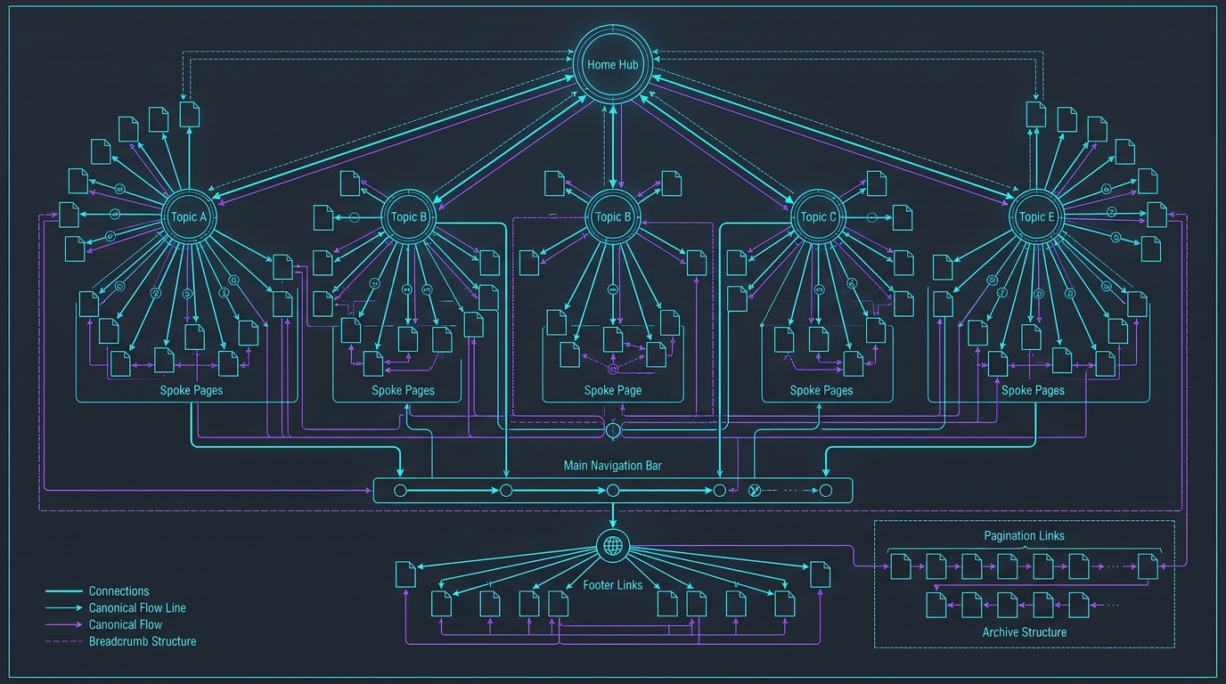 Modern Technical Blueprint of Website Internal Link Hierarchy