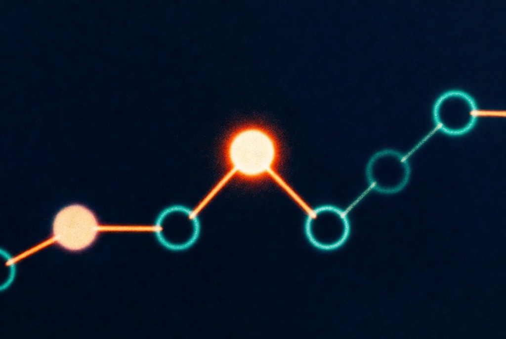 Step-by-step logic pathways showing a sequence of connected nodes representing chain-of-thought reasoning