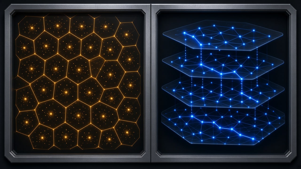 Precision prism splitting a data beam into clustered vector segments