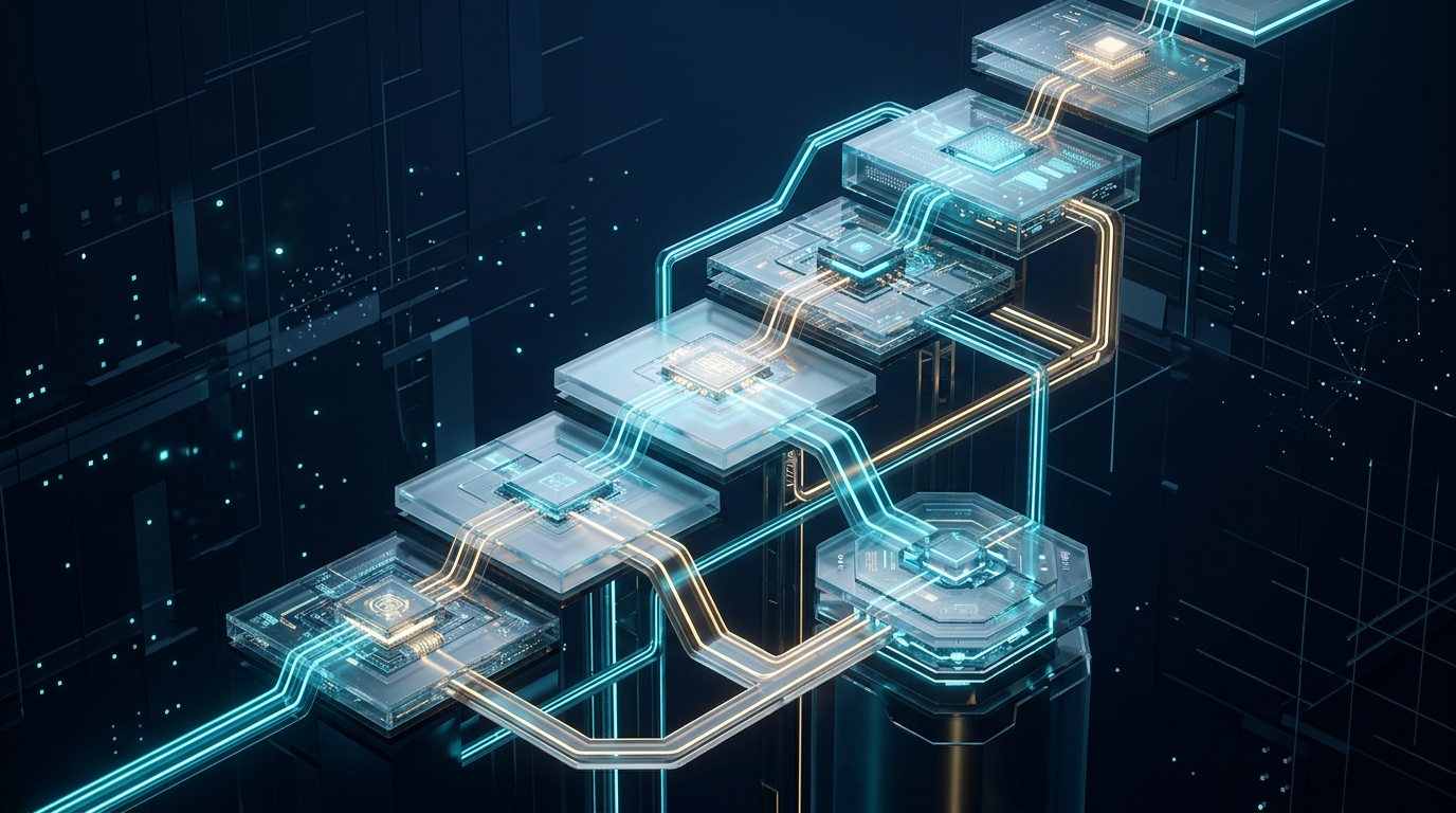 Abstract 3D procedural rendering of a multi-tiered security and assessment audit roadmap