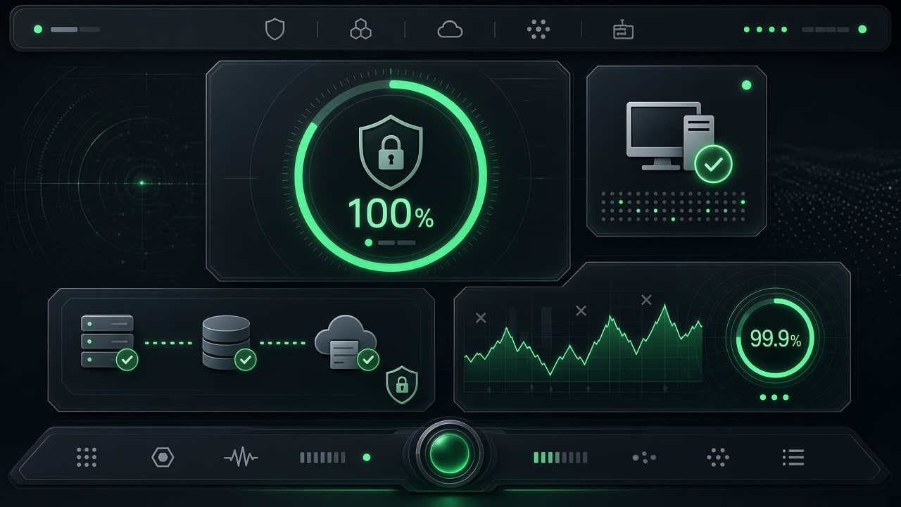 Enterprise cybersecurity posture telemetry dashboard