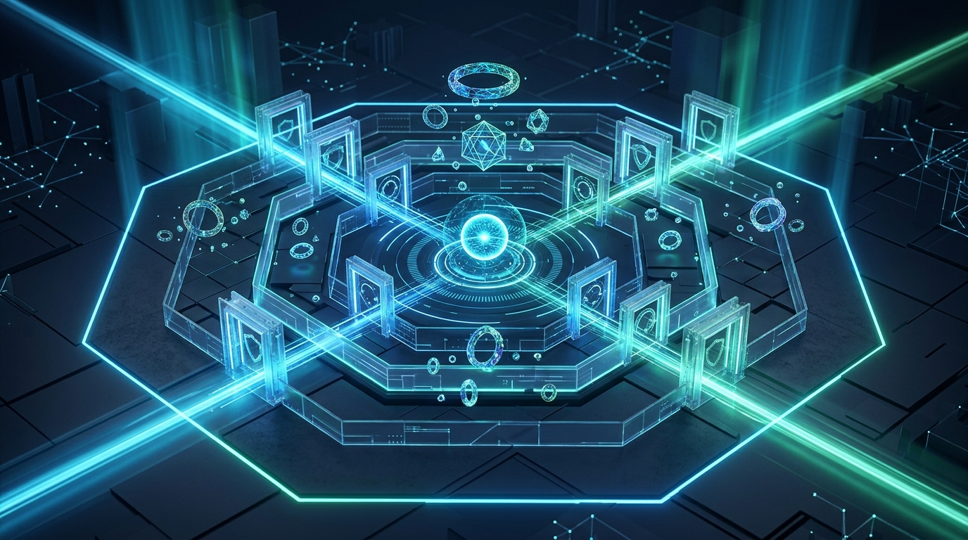 Abstract digital visualization of enterprise access control