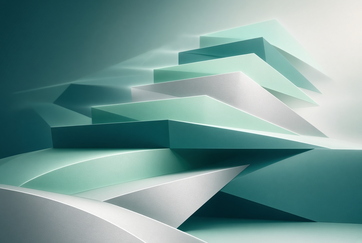 Semi-abstract representation of scaling and upward momentum