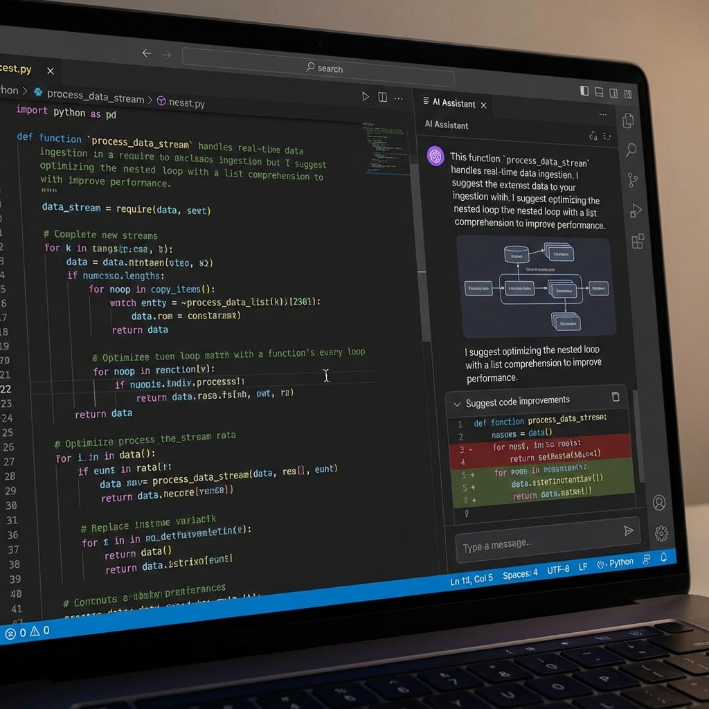 GitHub Copilot Code Review Interface
