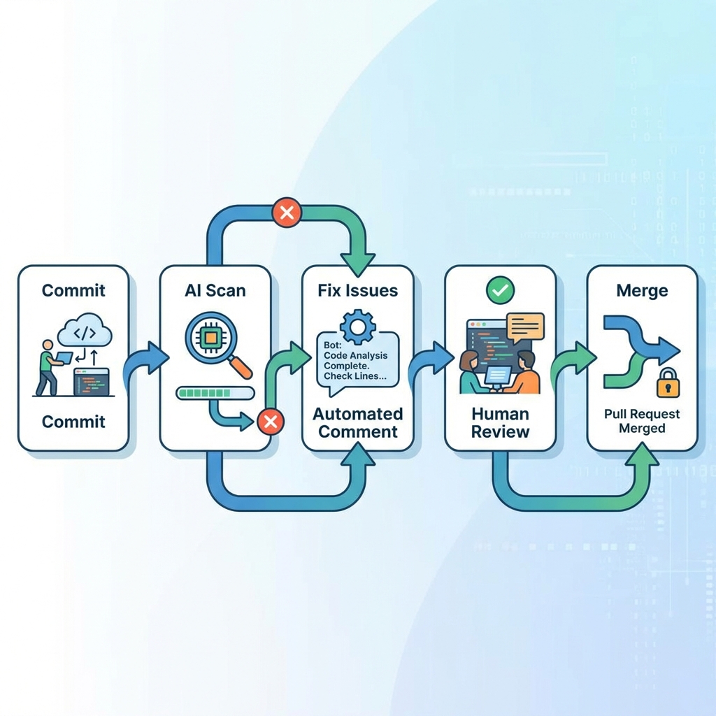 Pull Request Workflow Diagram