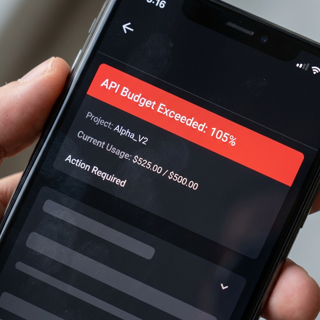 API Budget Exceeded Alert