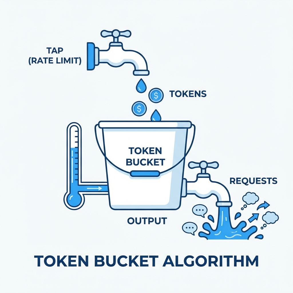 Token Bucket Algorithm Diagram